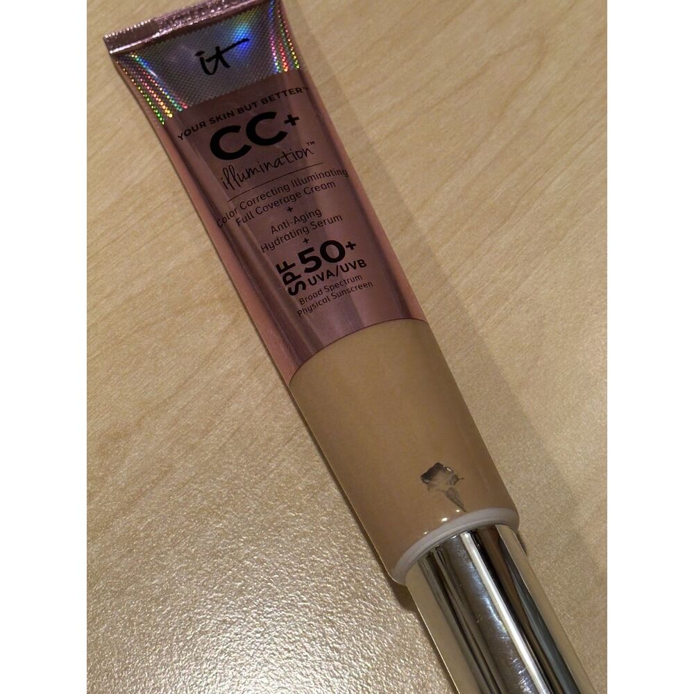IT Cosmetics CC+ Illumination SPF 50 Cream Medium Tan Full Coverage Foundation
